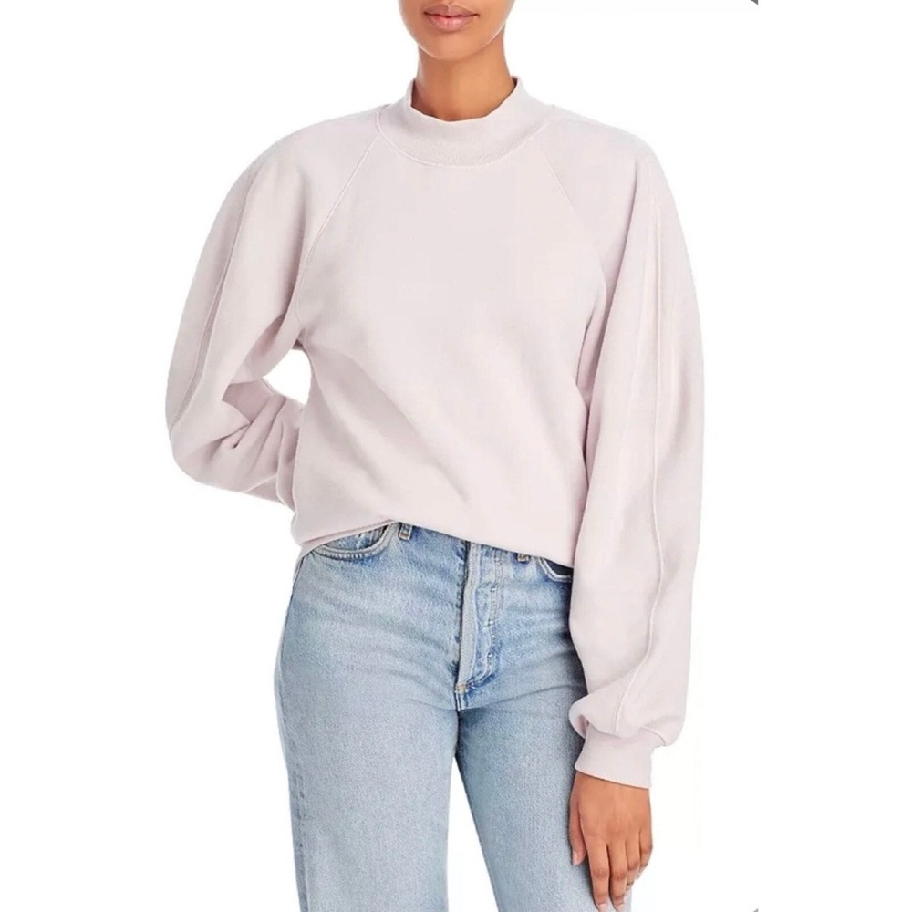 Agolde Tarron Mock-Turtleneck Sweatshirt